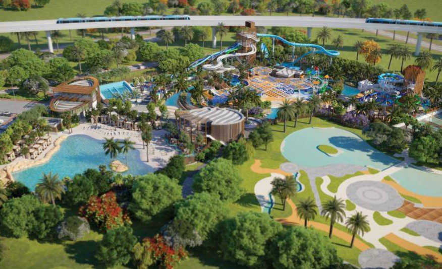 water park - ariel view