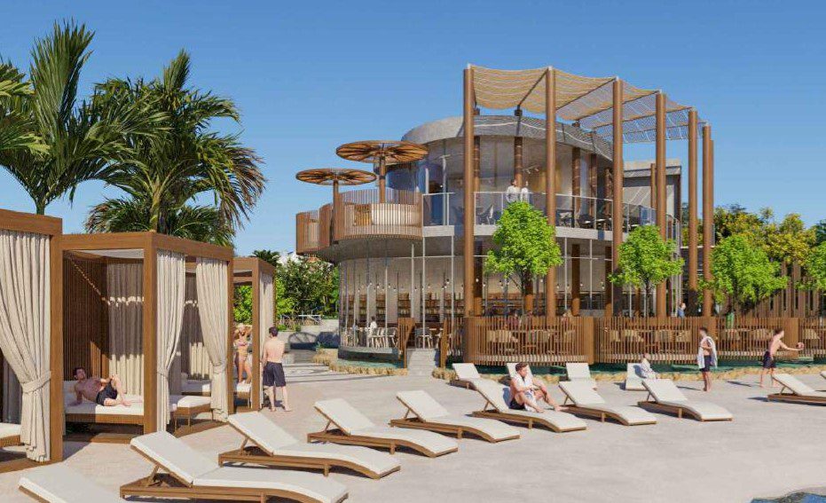 water park - poolside