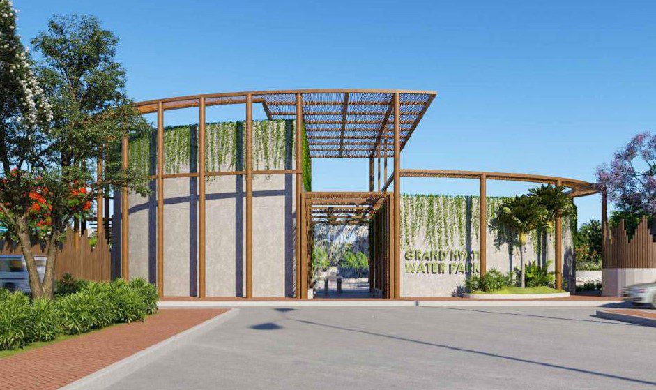 water park - entrance